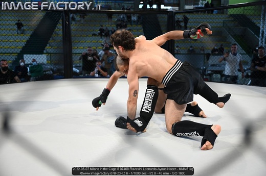 2022-05-07 Milano in the Cage 8 07468 Ravasini Leonardo-Ayoub Nacer - MMA 61kg